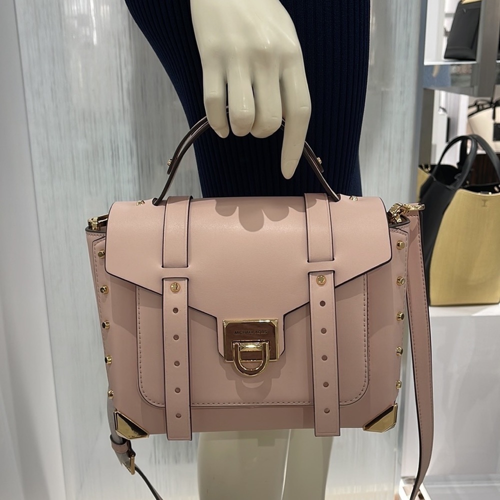 MICHAEL KORS MANHATTAN MEDIUM TOP HANDLE SCHOOL SATCHEL CROSSBODY BAG 
NWT - Picture 10 of 16